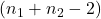 (n_{1}+n_{2}-2)