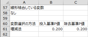 線形結合している変数・変数選択の方法