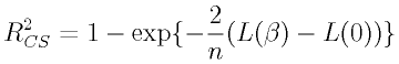 Cox-Snell R2乗