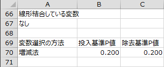 線形結合している変数・変数選択の方法